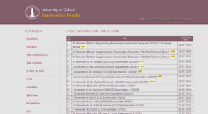Calicut University BA/BSc/BCom/BBA/BCA Result