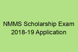 Kerala NMMSE Application 2018-19