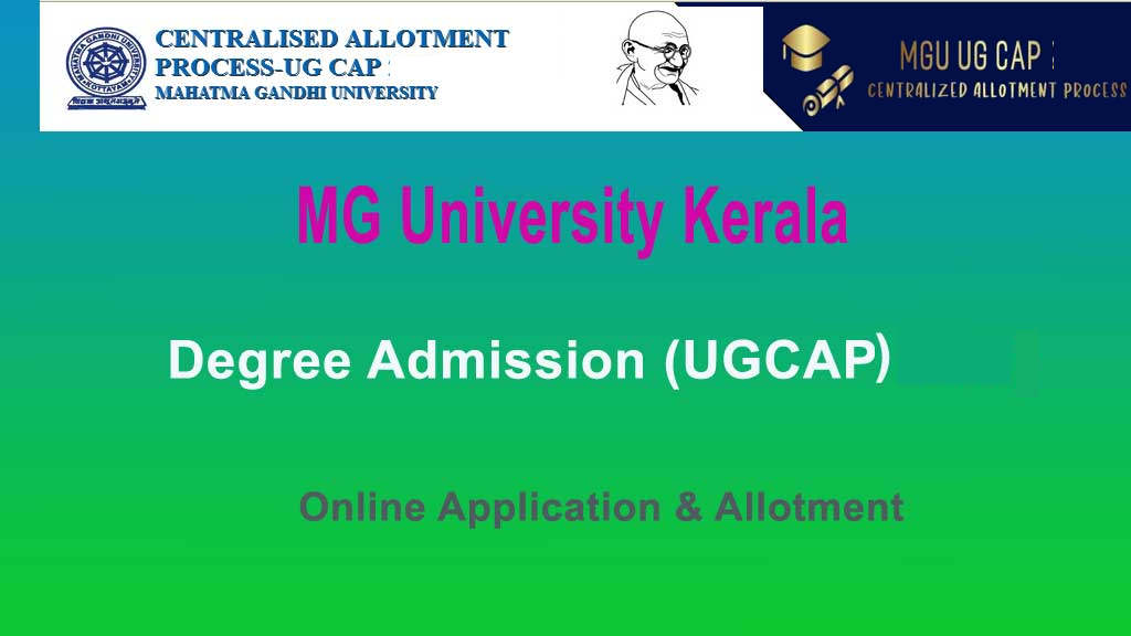 MG University Degree UGCAP Allotment