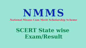 NMMS Admit Card - NMMS Exam Hall Ticket