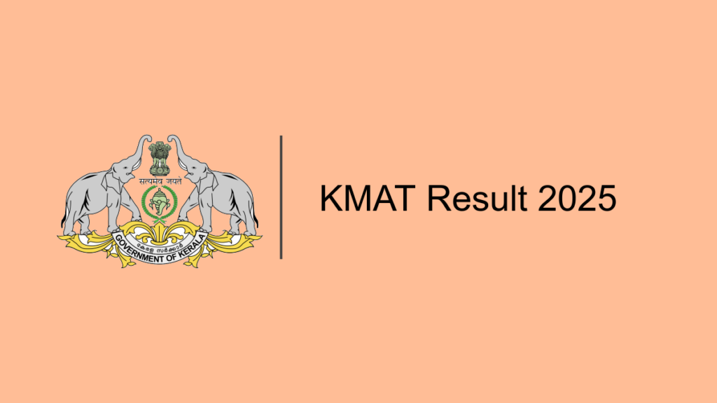 KMAT Result 2025