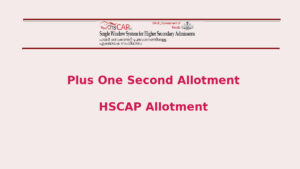 Plus One Second Allotment 2025