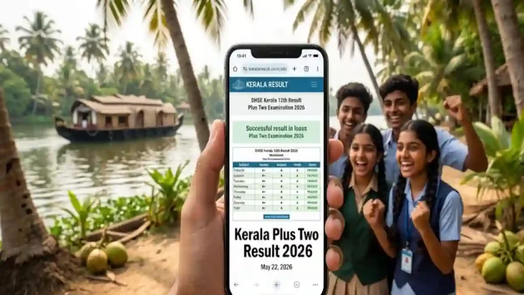 Kerala Plus Two Result 2026 - Check official Result at www.results.kite.kerala.gov.in